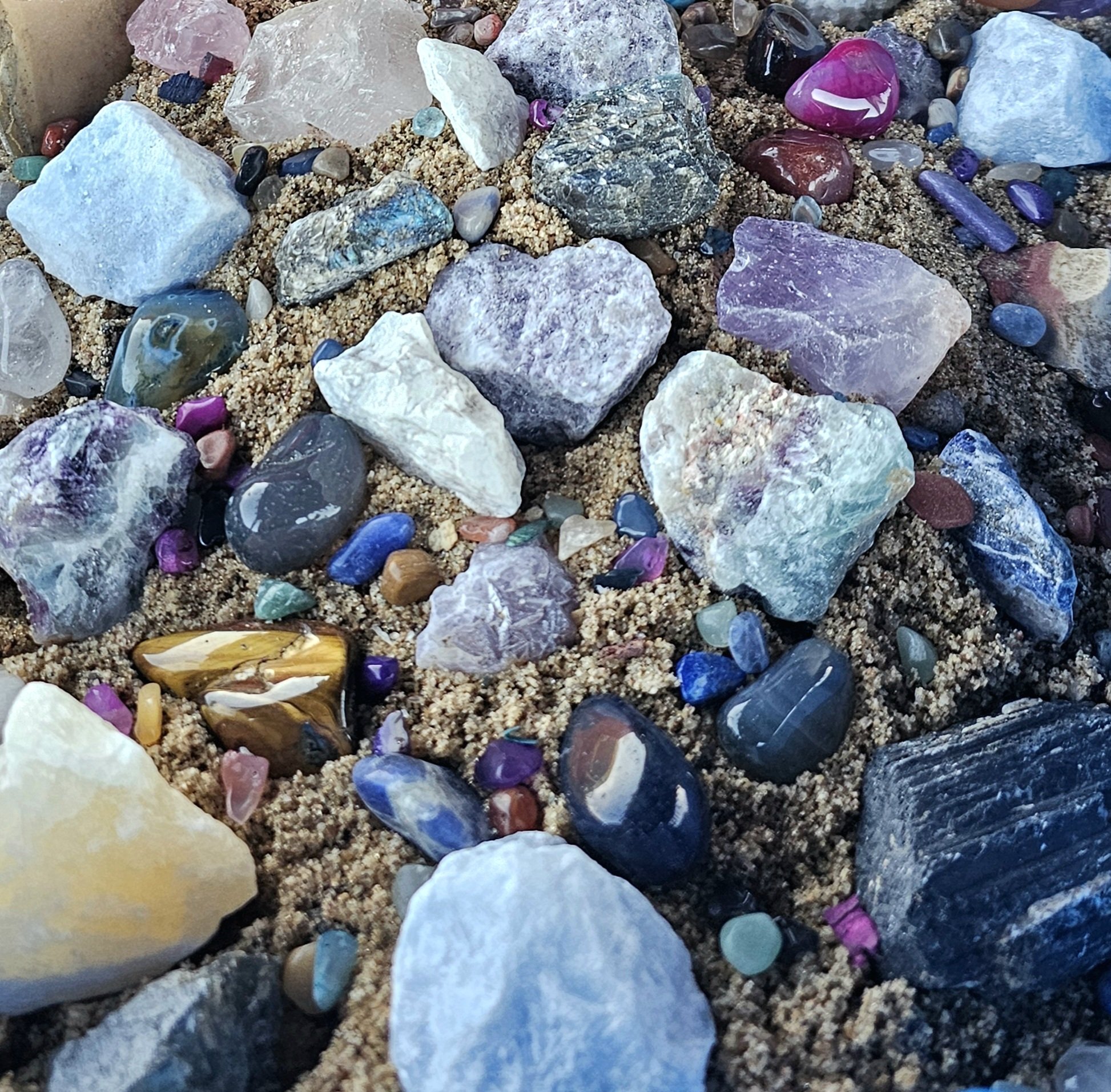 Eimer (3Liter) mit Sieb und kleiner Achatscheibe – Bild 3