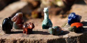 Tierfigur aus Edelstein