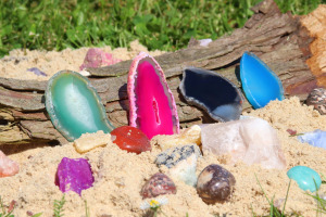 Kleine Achat-Scheibe