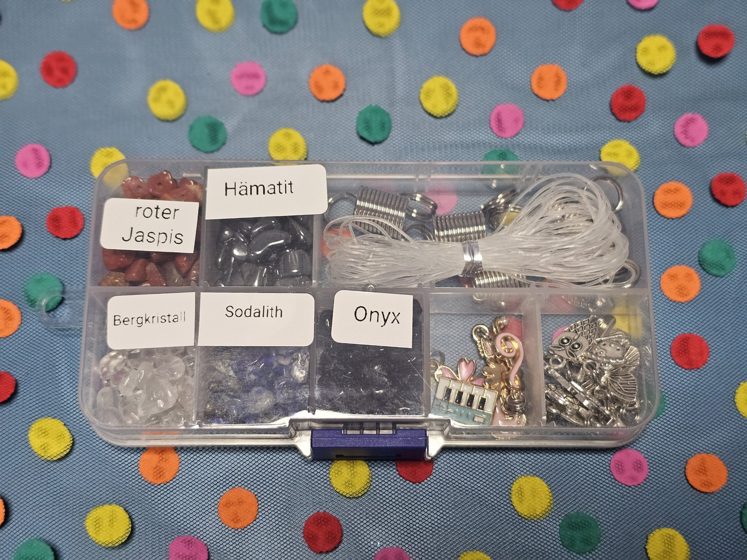 Fädelei-Set "5 Splitterarmbänder" für Bastler ab 8 Jahren – Bild 2