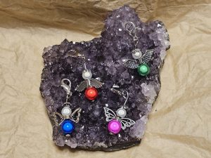 Reflektierende Perlen Schutzengel