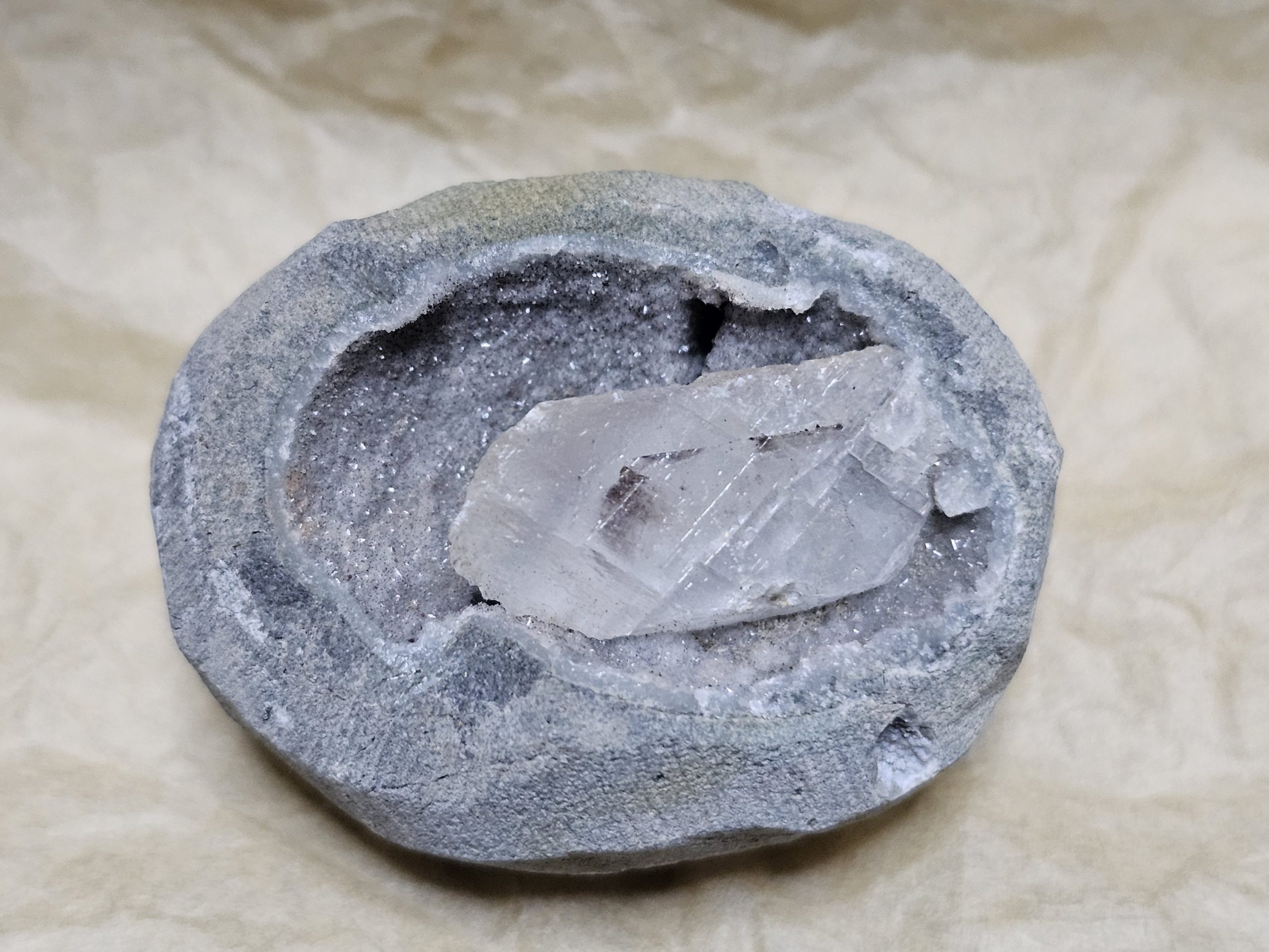 Zeolith Kristallgeode – Bild 2