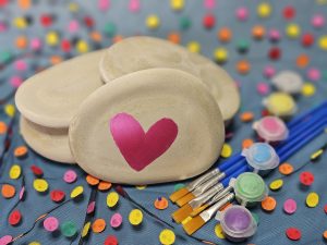 Kreativset "XXL Steine bemalen" für 5 XXL Steine aus Gießbeton