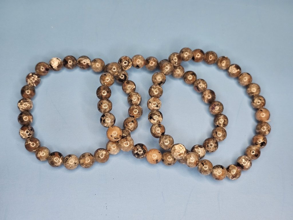 Perlenarmband aus Syenit aka Yooperlit