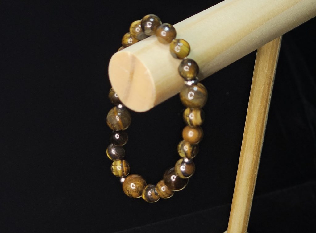 Tigerauge Morsecode-Armband