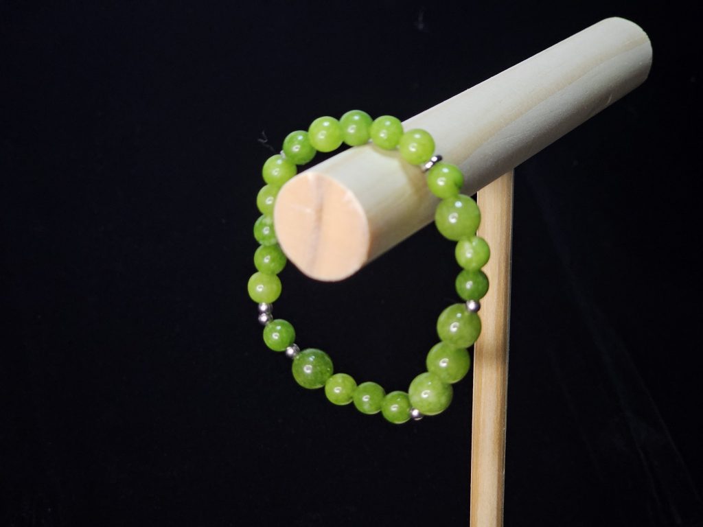 Peridot Morsecode-Armband
