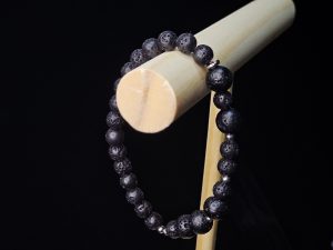 Lavastein Morsecode-Armband