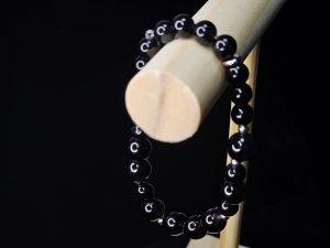 Silberobsidian
Morsecode-Armband
