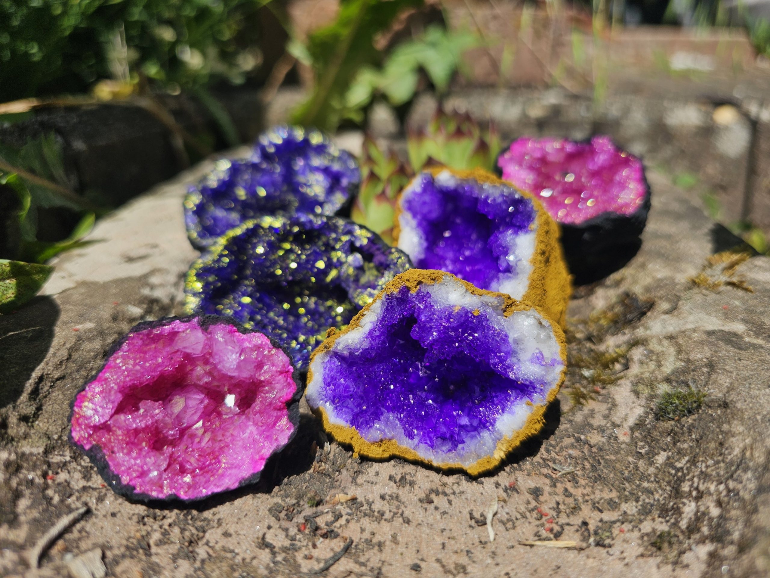 Gefärbte Geode (offen) – Bild 4
