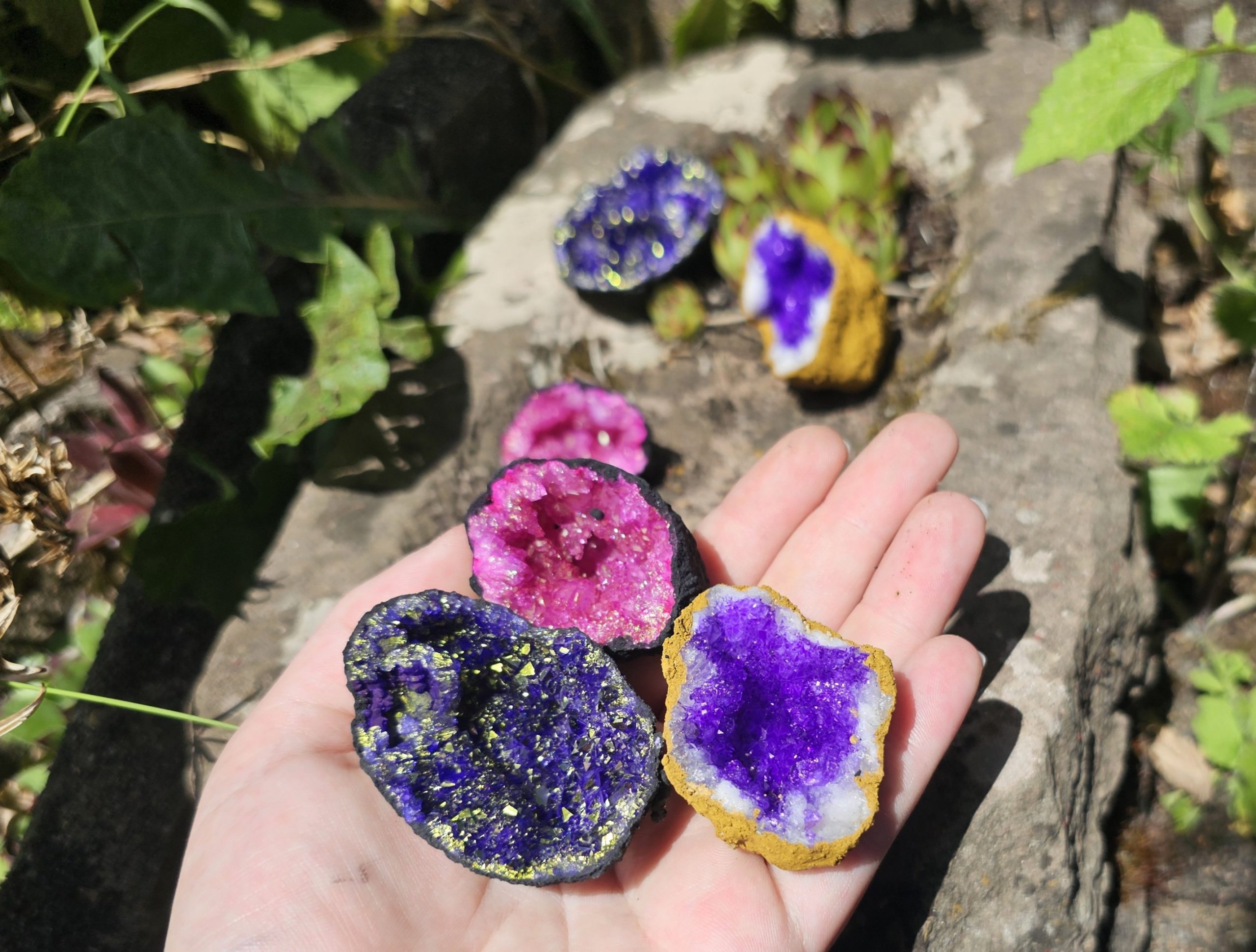 Gefärbte Geode (offen) – Bild 2